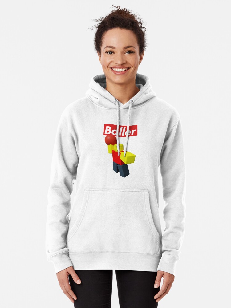 Black supreme hoodie sales roblox