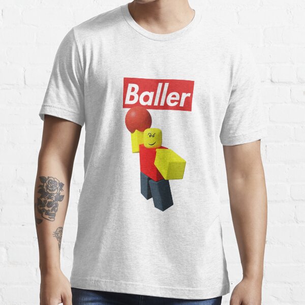 baller roblox meme Essential T-Shirt for Sale by realskinnyp