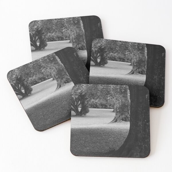 Item preview, Trees in the Park Vertical bw Nature Beauty designed and sold by eddiebarronshop.