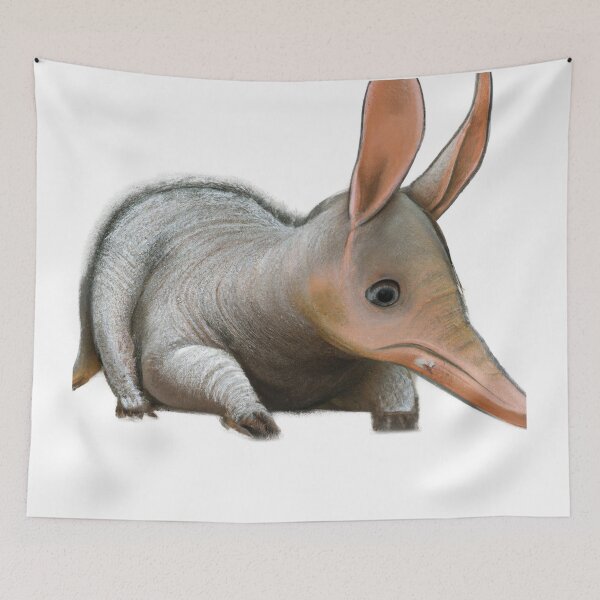 Item preview, Cute Aardvark Drawing designed and sold by WeHeartAnimals.