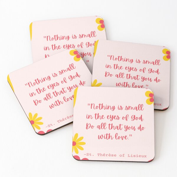 Item preview, St. Therese of Lisieux Love Quote designed and sold by SabrinaM77.