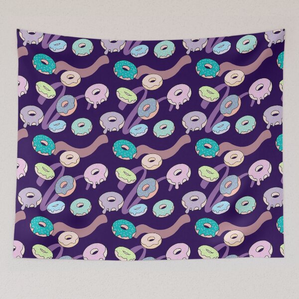 Item preview, Donut with sprinkles seamless pattern designed and sold by Cedarrue.