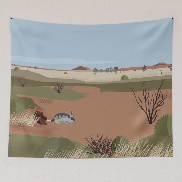 Item preview, Australian bilby in the outback designed and sold by perfektdesign.