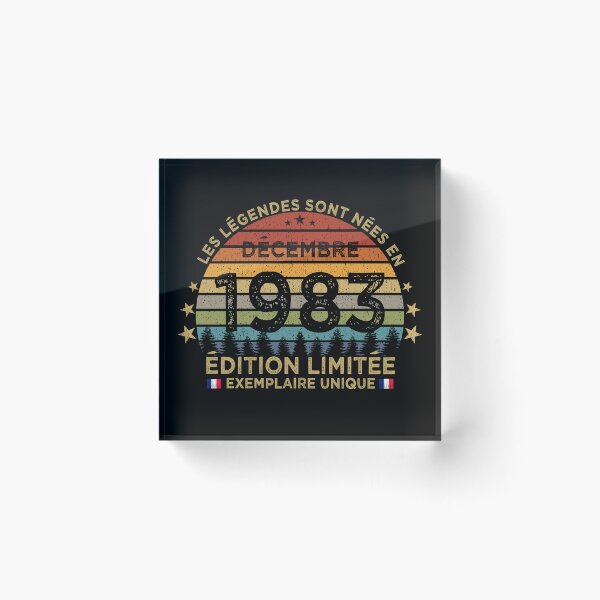Item preview, Anniversaire 40 Ans Les Legendes Sont Nees en Décembre 1983 designed and sold by cssdru.
