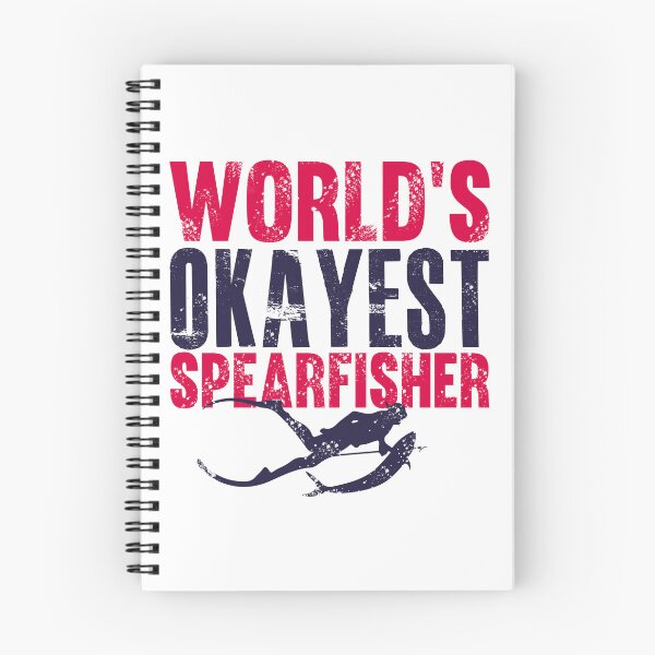 Item preview, world's okayest Spearfisher - best freediving & spearfishing gift idea for a deep blue ocean bottom lovers designed and sold by Live  Today.