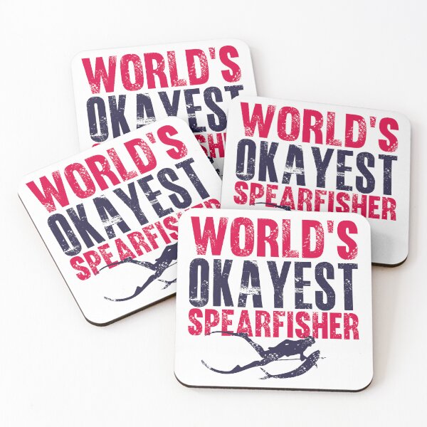 Item preview, world's okayest Spearfisher - best freediving & spearfishing gift idea for a deep blue ocean bottom lovers designed and sold by Live  Today.