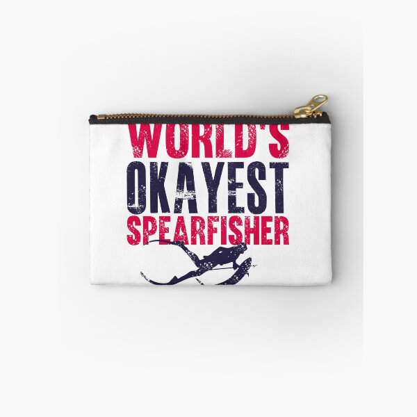 Item preview, world's okayest Spearfisher - best freediving & spearfishing gift idea for a deep blue ocean bottom lovers designed and sold by Live  Today.