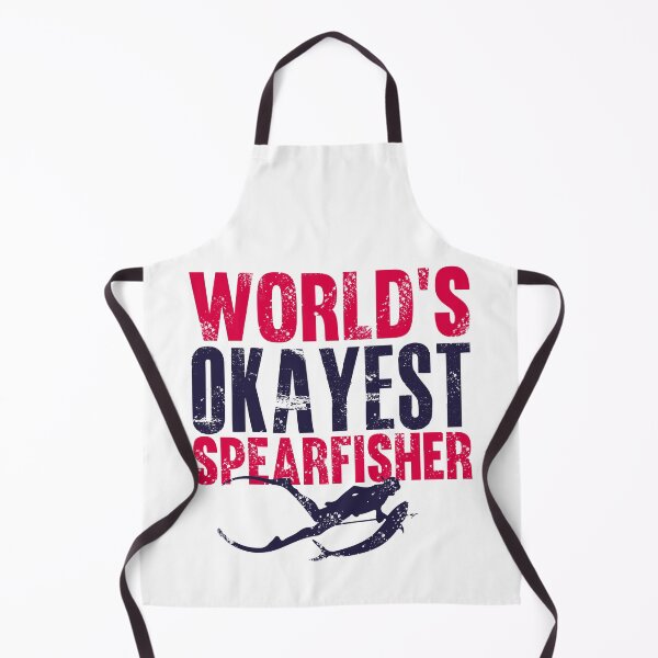 Item preview, world's okayest Spearfisher - best freediving & spearfishing gift idea for a deep blue ocean bottom lovers designed and sold by Live Today.