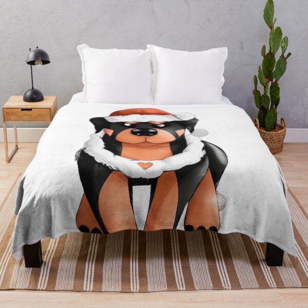 Item preview, Cute Rottweiler Drawing designed and sold by WeHeartAnimals.