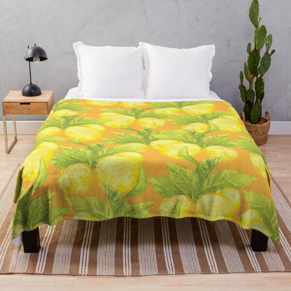 Item preview, Graphic lemon on orange designed and sold by orsinha.