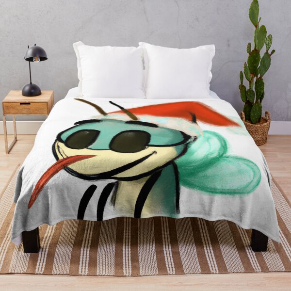 Item preview, Cute Mosquito Drawing designed and sold by WeHeartAnimals.