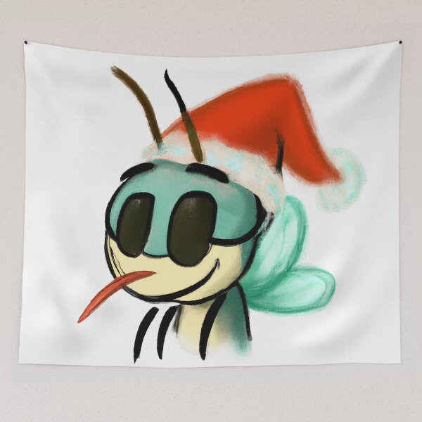 Item preview, Cute Mosquito Drawing designed and sold by WeHeartAnimals.