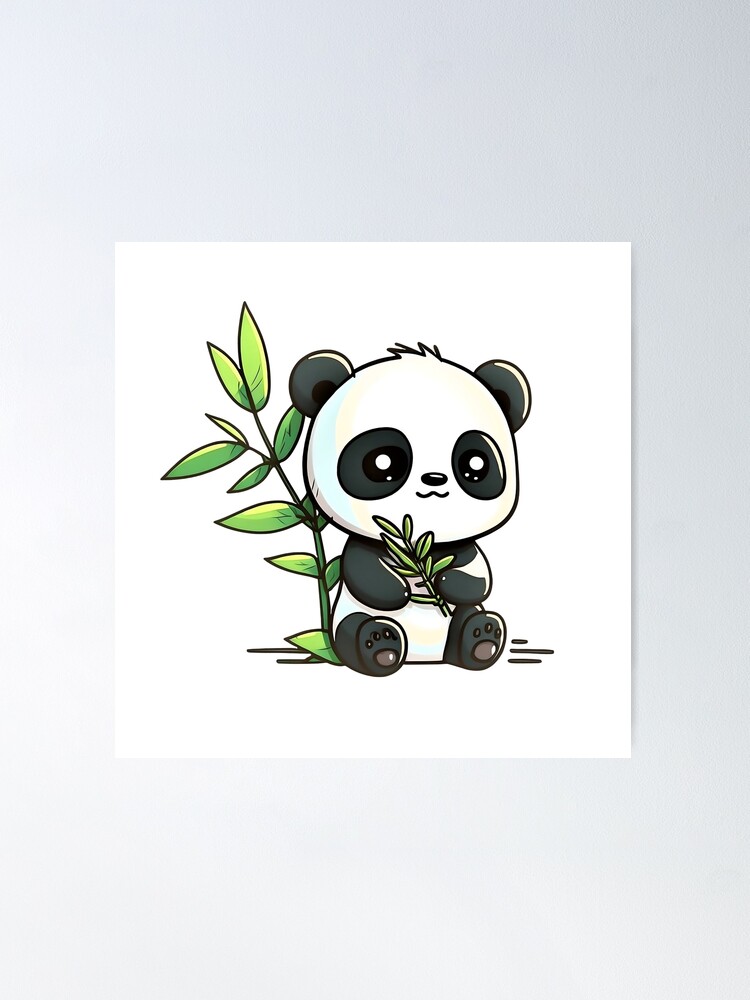 Cute cartoon panda peeking around the corner.... - Stock Illustration  [92547647] - PIXTA