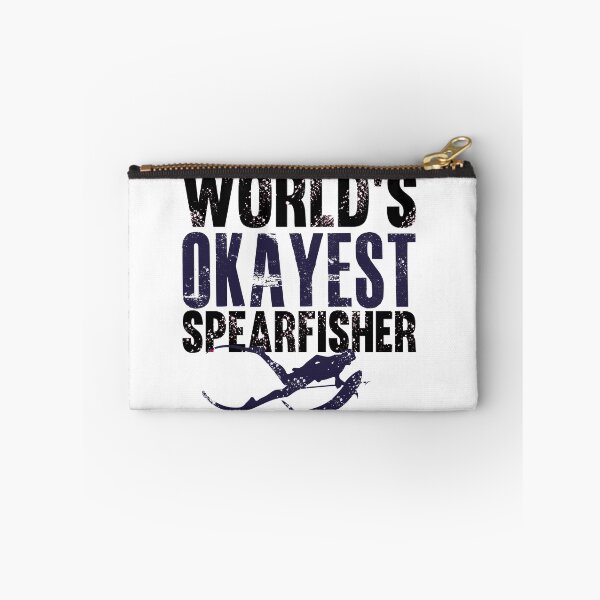 Item preview, world's okayest Spearfisher - best freediving & spearfishing gift idea for a deep blue ocean bottom lovers designed and sold by Live  Today.