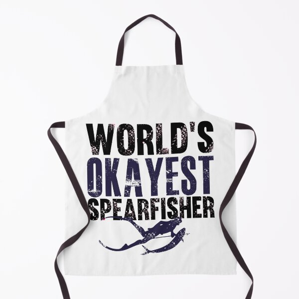 Item preview, world's okayest Spearfisher - best freediving & spearfishing gift idea for a deep blue ocean bottom lovers designed and sold by Live Today.