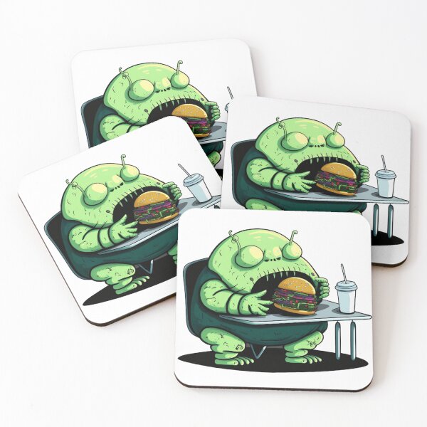 Item preview, Hamburger Fast food lover, Alien appetite designed and sold by YZO-Design.