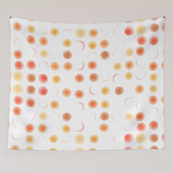 Item preview, Watercolor orange dots designed and sold by orsinha.
