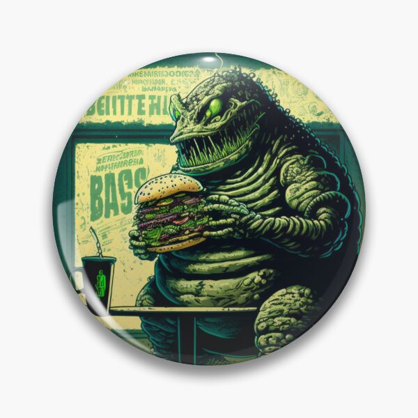 Item preview, Hamburger Fast food lover, Alien intergalactic food fan designed and sold by YZO-Design.