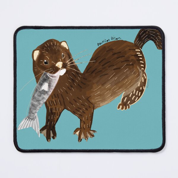 Item preview, Clever Mink (Neovison vison) designed and sold by belettelepink.