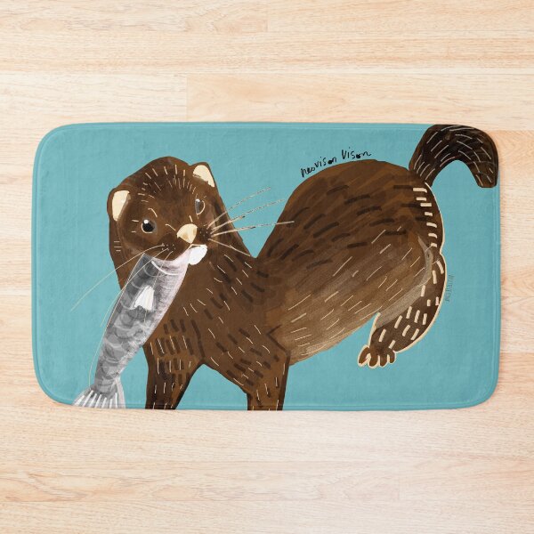 Item preview, Clever Mink (Neovison vison) designed and sold by belettelepink.