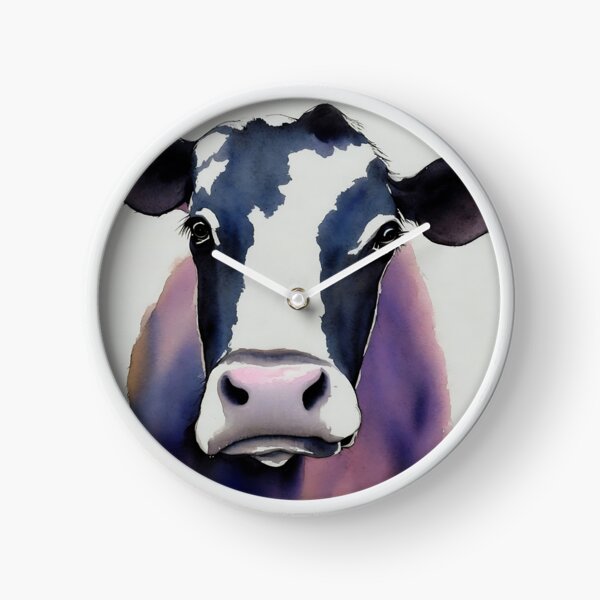 Artikelvorschau, Cow highly detailed watercolor painting entworfen und verkauft von DrawItOnce.