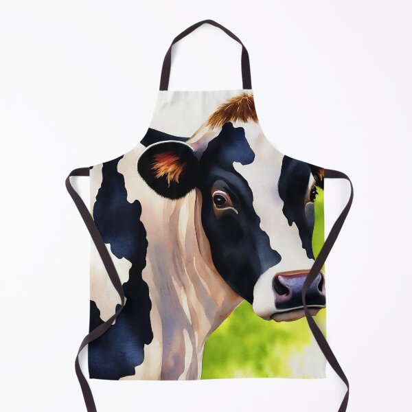Artikelvorschau, Cow highly detailed watercolor painting entworfen und verkauft von DrawItOnce.