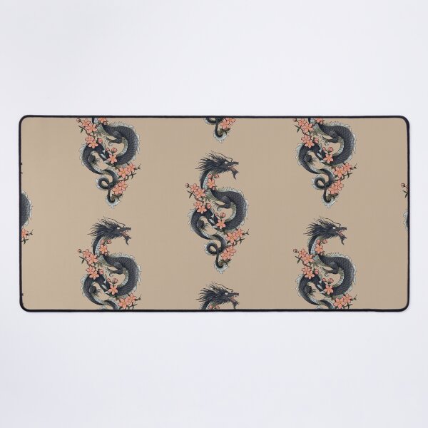 Item preview, Dragon and cherry blossoms  designed and sold by Cecilia Yamashita.