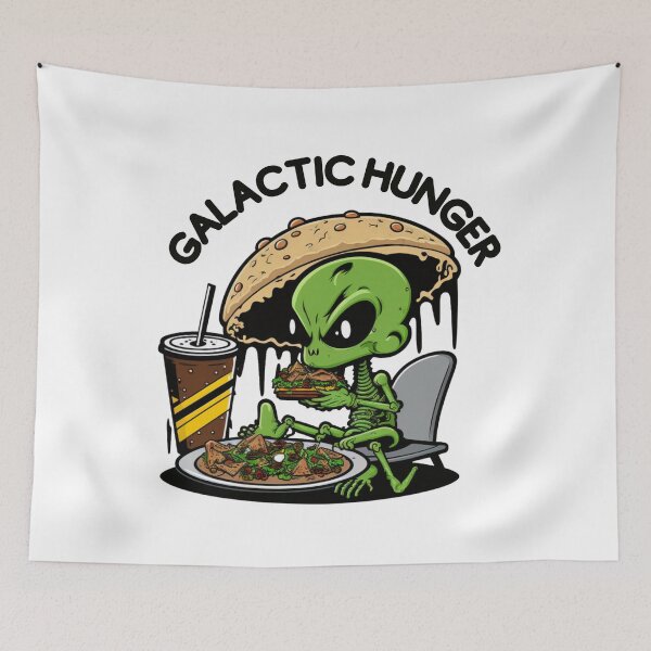 Item preview, Fast food lover, Alien galactic hunger designed and sold by YZO-Design.