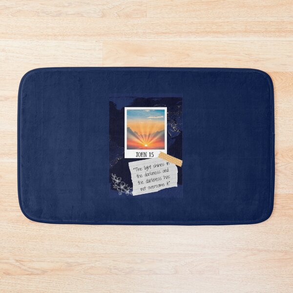 Item preview, John 1:5 bible quote for courage designed and sold by SabrinaM77.