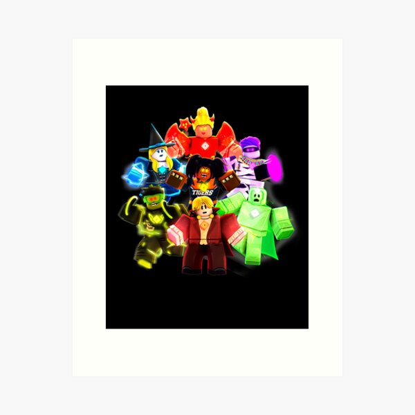 Blox Party Noob Head Face Smile | Art Print