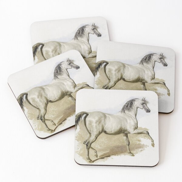 Item preview, Jon Frederick Herring- Study of a Grey Arab Mare designed and sold by tomorrowsart.