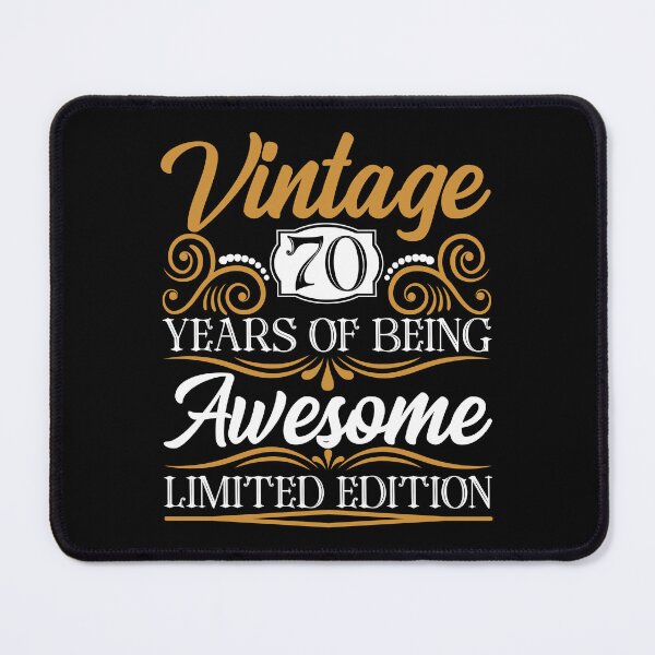 Item preview, Vintage 70 Years of being Awsome Lemited Edition, Happy Birthday designed and sold by TADYSHOP.
