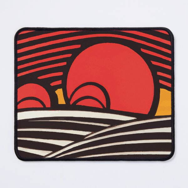Item preview, Sunset Linocut designed and sold by bullshirter.