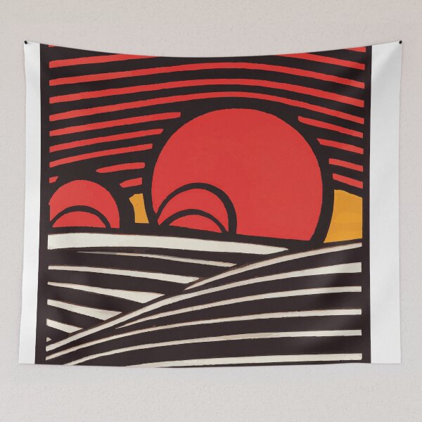 Item preview, Sunset Linocut designed and sold by bullshirter.