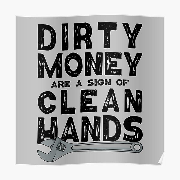 Dirty Hands Clean Money  Etsy Hong Kong