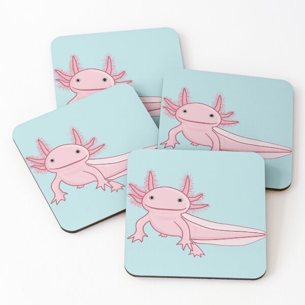 Item preview, Cute Axolotl Smiling designed and sold by ShexxarDesigns.