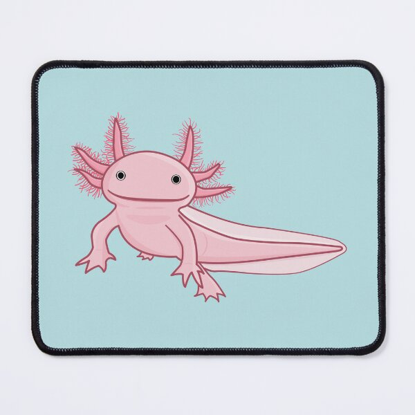 Item preview, Cute Axolotl Smiling designed and sold by ShexxarDesigns.