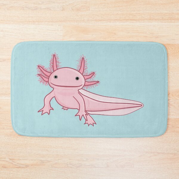 Item preview, Cute Axolotl Smiling designed and sold by ShexxarDesigns.