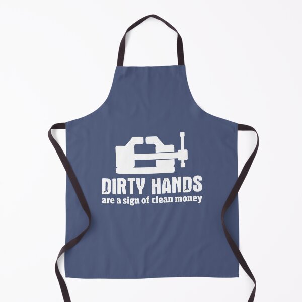 Item preview, Dirty hands are a sign of clean money, Motivational Quotes For Work, Gift for honest and dedicated engineers.  designed and sold by abdelhak2005.