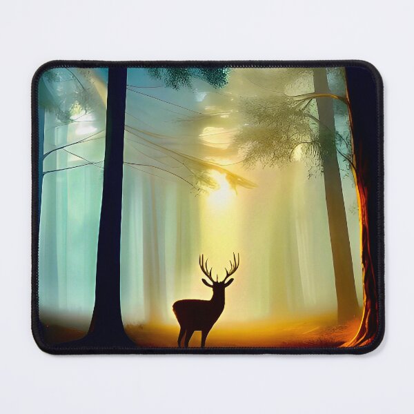 Item preview, deer in the mystical forest designed and sold by lumamoonia.