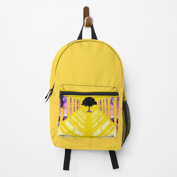 Item preview, yellow landscaping with a tree and a window designed and sold by kitsuneins.