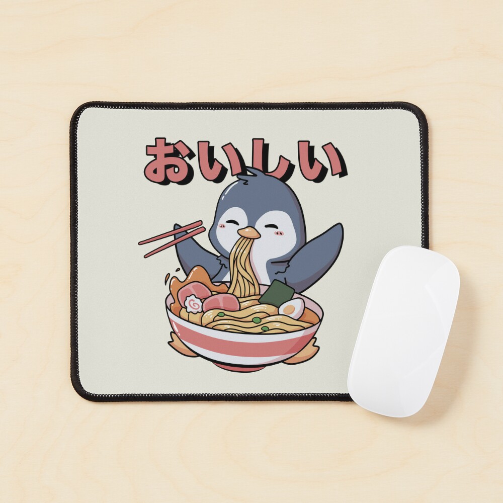 Penguin Coffee Mug: Charming Ramen Shop Haiku - Smiling Penguin