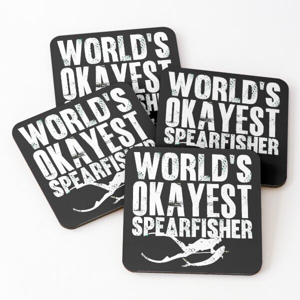 Item preview, world's okayest Spearfisher - best freediving & spearfishing gift idea for a deep blue ocean and a fishinglovers designed and sold by Live  Today.