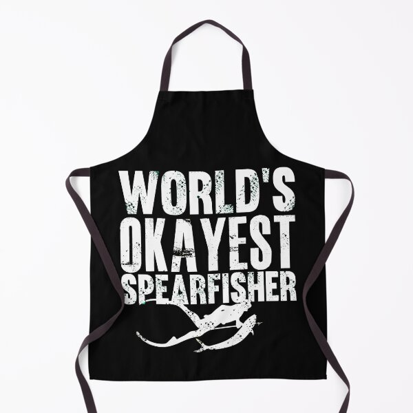 Item preview, world's okayest Spearfisher - best freediving & spearfishing gift idea for a deep blue ocean and a fishinglovers designed and sold by Live Today.