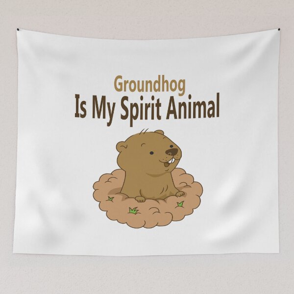 Item preview, Groundhog Is My Spirit Animal designed and sold by Soudesign99.