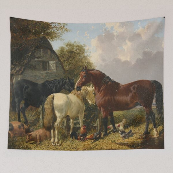 Item preview, John Frederick Herring- A Farmyard Scene designed and sold by tomorrowsart.