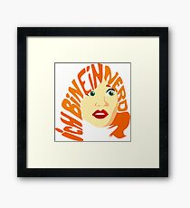 Ich bin ein nerd Framed Print