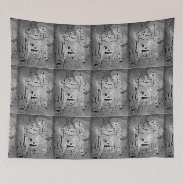 Item preview, '' Cats Attracted By A Hungry Demon '' designed and sold by bubblesinspace.