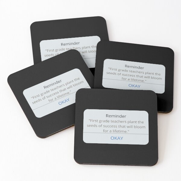 Item preview, First Grade Teacher Appreciation Quote designed and sold by superteachers.