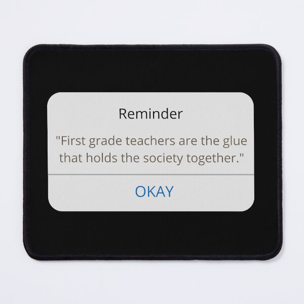 Item preview, First Grade Teacher Appreciation Quote designed and sold by superteachers.